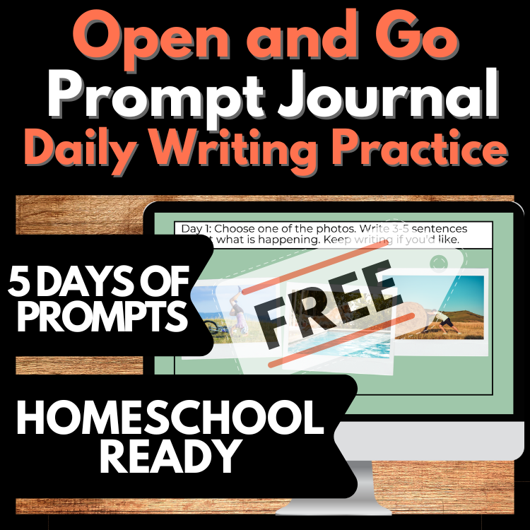 5 Day Free Open and Go Prompt Journal